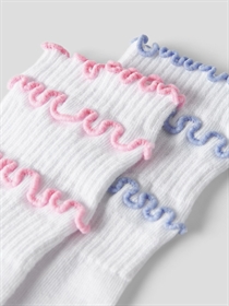 NAME IT 2-Pak Strømper Janil Bright White